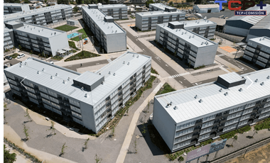 Departamento 3d1b Quilicura valor 2467 uf  48 m2. Compra sin pagar pie aprobado al 90% al 85% paga 5% al 80% paga 10%.  Tasa rebajada