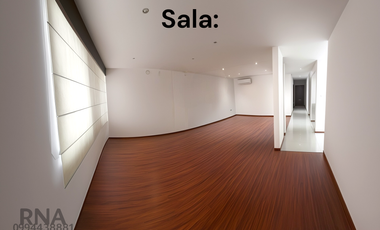 Alquiler departamento Sta. Cecilia: 1er Piso- 3 dormitorios - 2.5 baños - cuarto de servicio y baño - 2 parqueos - guardianía