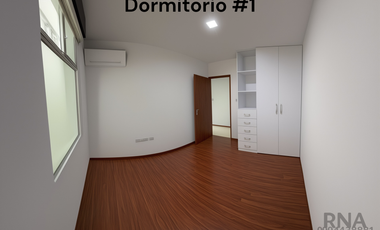 Alquiler departamento Sta. Cecilia: 1er Piso- 3 dormitorios - 2.5 baños - cuarto de servicio y baño - 2 parqueos - guardianía