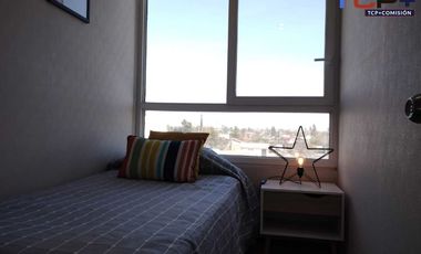 Departamento 3d1b 48 m2 valor 2452 uf, compra sin pagar pie aprobado al 90% al 85% paga 5% al 80% paga 10%. Subsidio Tasa Rebajada