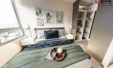 Departamento nuevo en Renca 3d1b 48 m2 valor 2348 uf compra sin pagar pie al 90% al 85% paga un 5% al 80% paga 10%