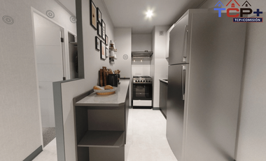 Departamento nuevo en Renca 3d1b 48 m2 valor 2348 uf compra sin pagar pie al 90% al 85% paga un 5% al 80% paga 10%