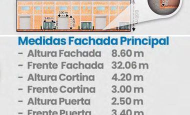 NAVES Y BODEGAS  INDUSTRIALES, Libramiento a Entradas por Libramiento a Merida y Lopez Portillo