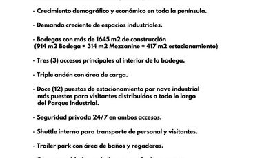 NAVES Y BODEGAS  INDUSTRIALES, Libramiento a Entradas por Libramiento a Merida y Lopez Portillo