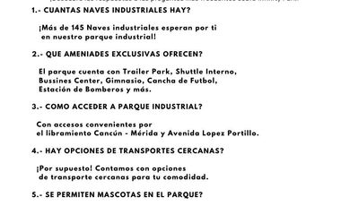 NAVES Y BODEGAS  INDUSTRIALES, Libramiento a Entradas por Libramiento a Merida y Lopez Portillo