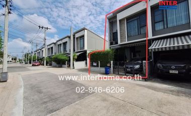 2-storey townhouse, 24.3 sq m., Pleno Village, Bang Yai, Song Phi Nong Alley, Kanchanaphisek Road, Khlong Thanon Road, Bang Yai, Nonthaburi