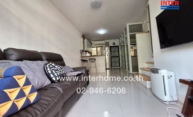 2-storey townhouse, 24.3 sq m., Pleno Village, Bang Yai, Song Phi Nong Alley, Kanchanaphisek Road, Khlong Thanon Road, Bang Yai, Nonthaburi