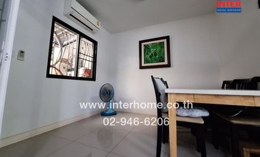 2-storey townhouse, 24.3 sq m., Pleno Village, Bang Yai, Song Phi Nong Alley, Kanchanaphisek Road, Khlong Thanon Road, Bang Yai, Nonthaburi
