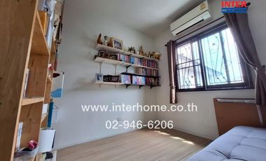 2-storey townhouse, 24.3 sq m., Pleno Village, Bang Yai, Song Phi Nong Alley, Kanchanaphisek Road, Khlong Thanon Road, Bang Yai, Nonthaburi