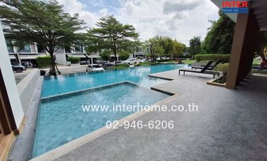 2-storey townhouse, 24.3 sq m., Pleno Village, Bang Yai, Song Phi Nong Alley, Kanchanaphisek Road, Khlong Thanon Road, Bang Yai, Nonthaburi