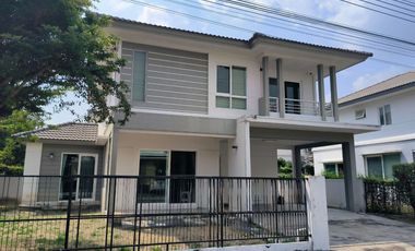 (SALE) Detached House #Chaiyapruk Rattanathibet – Wongwaen Soi Sao Thong Hin, 76.50 sq.wa, corner house at 5.9 million baht