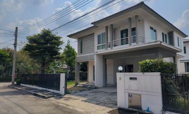 (SALE) Detached House #Chaiyapruk Rattanathibet – Wongwaen Soi Sao Thong Hin, 76.50 sq.wa, corner house at 5.9 million baht