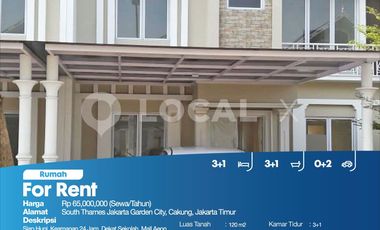 Rumah South Thames Jakarta Garden City, Cakung, Jakarta Timur