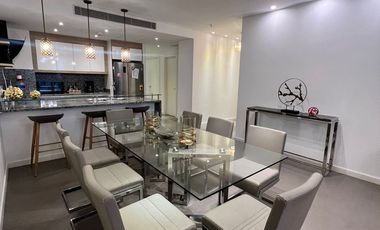 Puerto Santa Ana, Renta de hermoso departamento 3 dormitorios amoblado con vista al Río