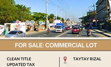 Commercial Lot for sale in Rizal, Cainta