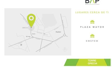 Departamento en renta Torre Grecia