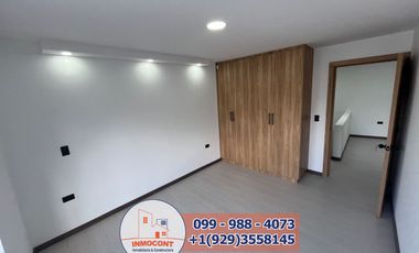 MODERNA VIVIENDA CON AMPLIA AREA VERDE Y BBQ, Sector Ricaurte L102