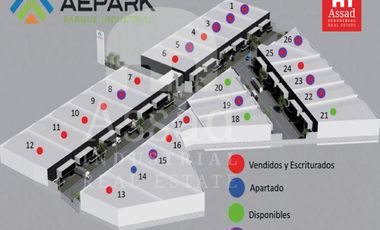 Venta de Terrenos Industriales desde 800m² | Aepark Parque Industrial | El Salto, Jalisco.