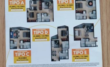 APARTAMENTO 202, EDIFICIO LARES BOSA, P.H. DE 42,43 M2