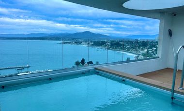 SE VENDE HERMOSO DEPTO 2 DORMITORIOS. 94 MT2. TIENE  VISTA AL MAR EN CONCÓN - V REGIÓN!