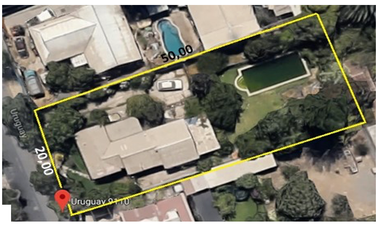 Vendo Sector Rojas Magallanes Uruguay gran terreno en la Florida casa para remodelar 1000m2