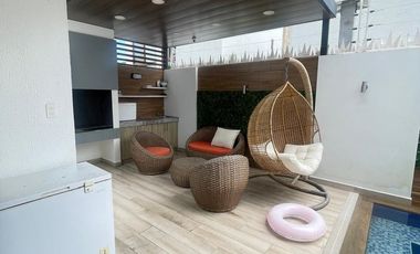 Casa Amoblada en Alquiler - Urbanización Manta Tenis