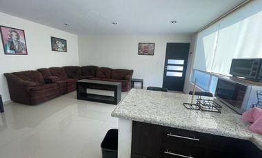 RENTA DEPARTAMENTO AMUEBLADO 3 RECÁMARAS ZONA CRUZ DEL SUR CERCA DE ZAVALETA