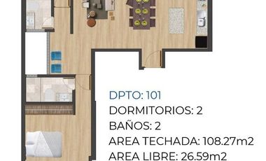 Departamento en venta en Jose Luis Bustamante y Rivero