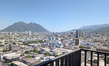 DEPARTAMENTO AMUEBLADO EN RENTA CENTRO DE MONTERREY TORRE ARENA CALZADA