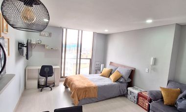 EXCELENTE APTO ESTUDIO AMOBLADO EN CHAPINERO