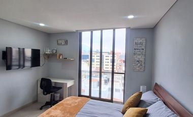 EXCELENTE APTO ESTUDIO AMOBLADO EN CHAPINERO