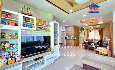 2-storey detached house, 82.3 sq.w., Fa Piyarom Village, Lake Grand Phase 13, near Ban Fa Le Marche Market, Soi Lam Luk Ka 115, Lam Luk Ka Road (Khlon