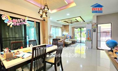 2-storey detached house, 82.3 sq.w., Fa Piyarom Village, Lake Grand Phase 13, near Ban Fa Le Marche Market, Soi Lam Luk Ka 115, Lam Luk Ka Road (Khlon