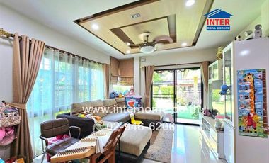 2-storey detached house, 82.3 sq.w., Fa Piyarom Village, Lake Grand Phase 13, near Ban Fa Le Marche Market, Soi Lam Luk Ka 115, Lam Luk Ka Road (Khlon