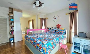 2-storey detached house, 82.3 sq.w., Fa Piyarom Village, Lake Grand Phase 13, near Ban Fa Le Marche Market, Soi Lam Luk Ka 115, Lam Luk Ka Road (Khlon