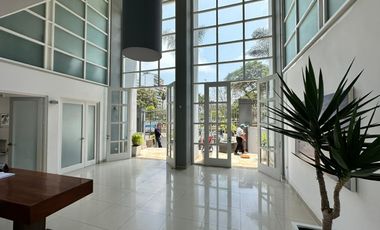 Alquilo flat de 104m2 frente al parque amoblado de 2 dorm en Barranco