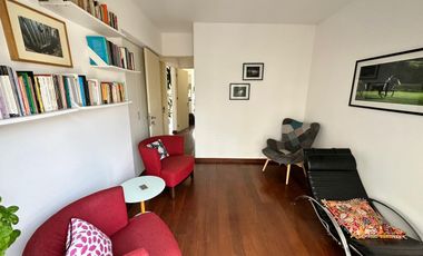 Alquilo flat de 104m2 frente al parque amoblado de 2 dorm en Barranco