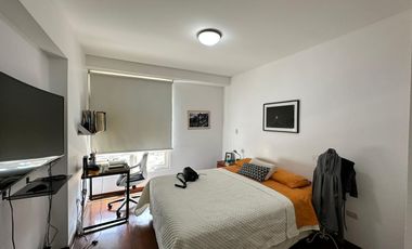Alquilo flat de 104m2 frente al parque amoblado de 2 dorm en Barranco
