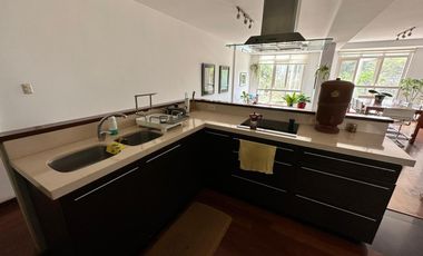 Alquilo flat de 104m2 frente al parque amoblado de 2 dorm en Barranco