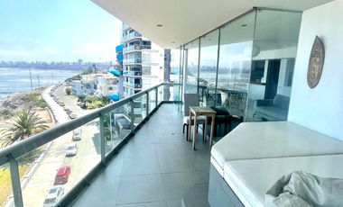 VENTA DEPARTAMENTO CHORRILLOS -ESPECTACULAR  VISTA A LA BAHIA!!!