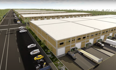 Venta de Bodegas industriales nuevas desde 404 m2  en Cancún