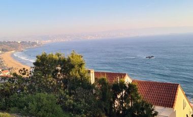 Reñaca, El Encanto, Terreno 600 M2, Panorámica Vista al Mar