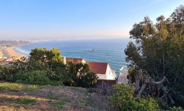 Reñaca, El Encanto, Terreno 600 M2, Panorámica Vista al Mar