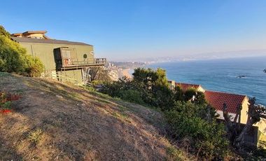 Reñaca, El Encanto, Terreno 600 M2, Panorámica Vista al Mar