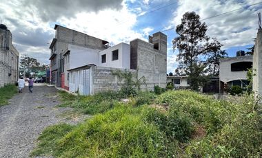 Terreno en venta en Santa Maria Otzacatipan, a 3 minutos de la central de abastos.