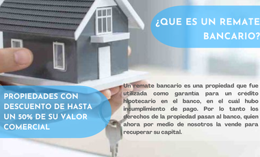 CASA EN VENTA DE REMATE BANCARIO EN MONCLOVA, COAHUILA