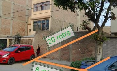Venta Terreno En Los Olivos De 160M2 En Urb. Parque Naranjal