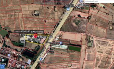 86068 - ขายด่วนที่ดินพร้อมบ้านพักคนงาน 9 ไร่ 2 งาน 4 ตารางวา
