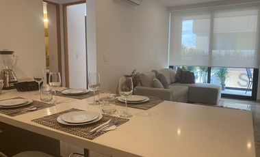 DEPARTAMENTO DE 3 RECAMARAS EN RENTA EN THE SHORE PLAYA DEL CARMEN