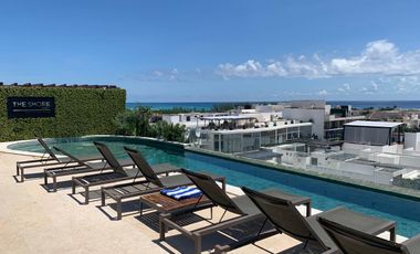 DEPARTAMENTO DE 3 RECAMARAS EN RENTA EN THE SHORE PLAYA DEL CARMEN